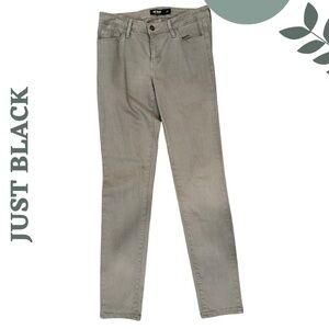 🛍️3/$40 Just Black Jeans | Size 28 | Slim Fit Stretch Denim | Taupe Grey Pants